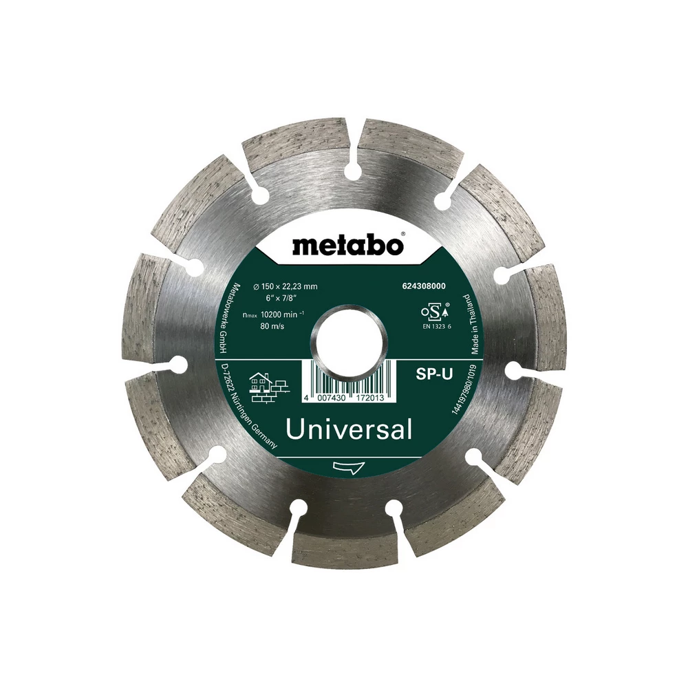 Metabo Diamanttrennscheibe 150x22,23mm, SP-U, Universal SP #624308000