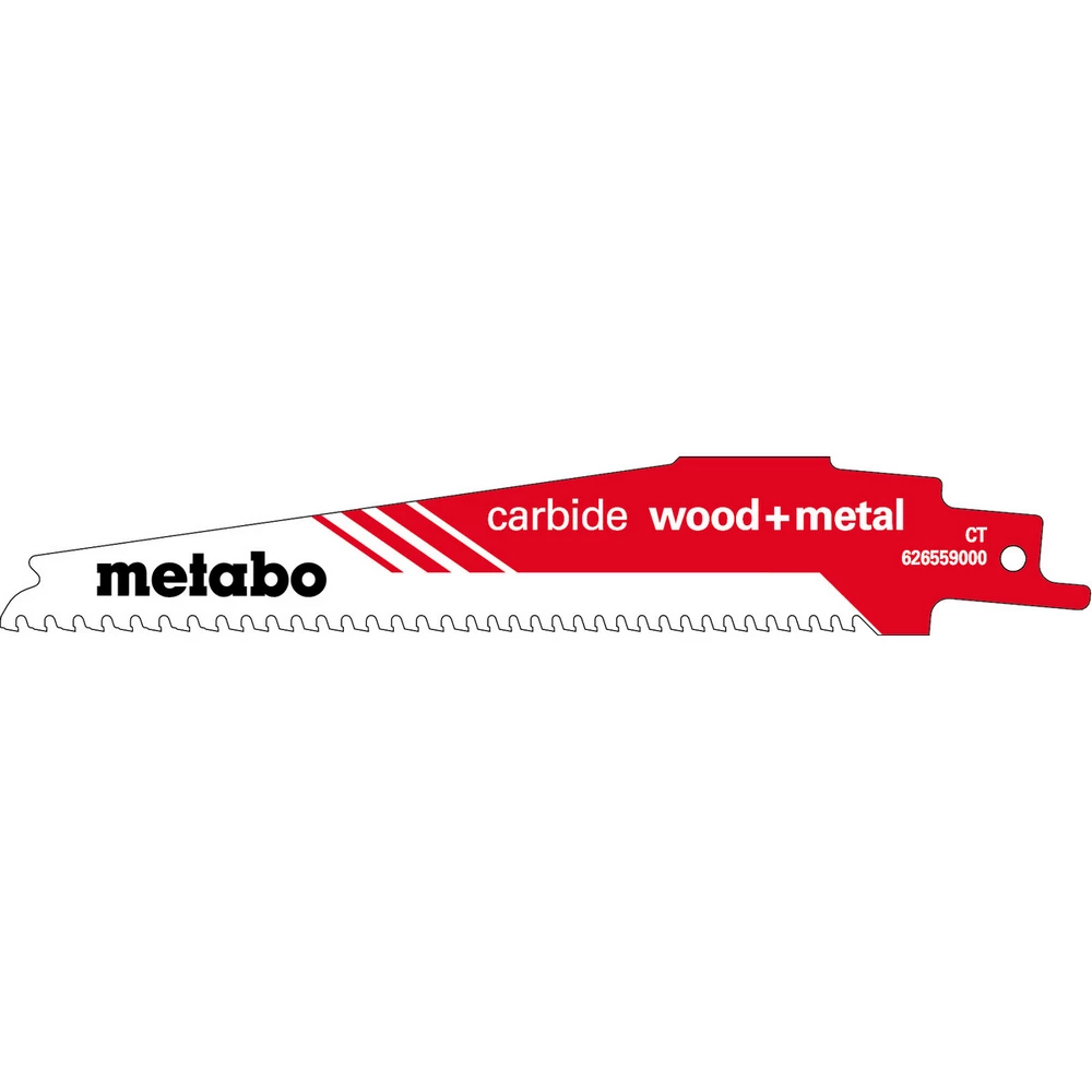 Metabo Säbelsägeblatt carbide wood + metal 150 x 1,25 mm, CT, 3-4mm/6-8TPI #626559000 
