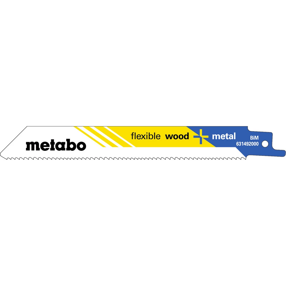 Metabo 2 Säbelsägeblätter flexible wood + metal 150 x 0,9 mm, BiM, 1,8-2,6 mm/ 10-14 TPI #631094000