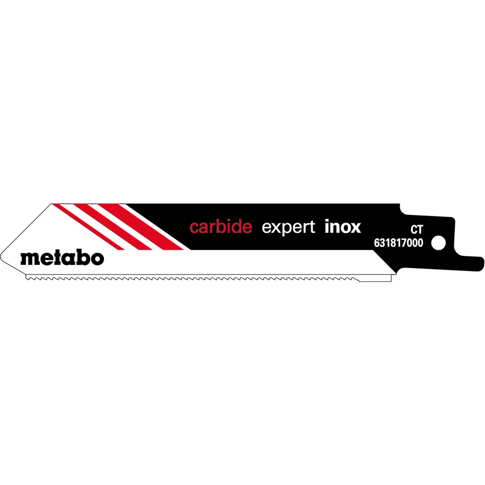 Metabo 2 Säbelsägeblätter expert inox 115 x 1,25 mm, HM, 1,4 mm/ 18 TPI #631817000 