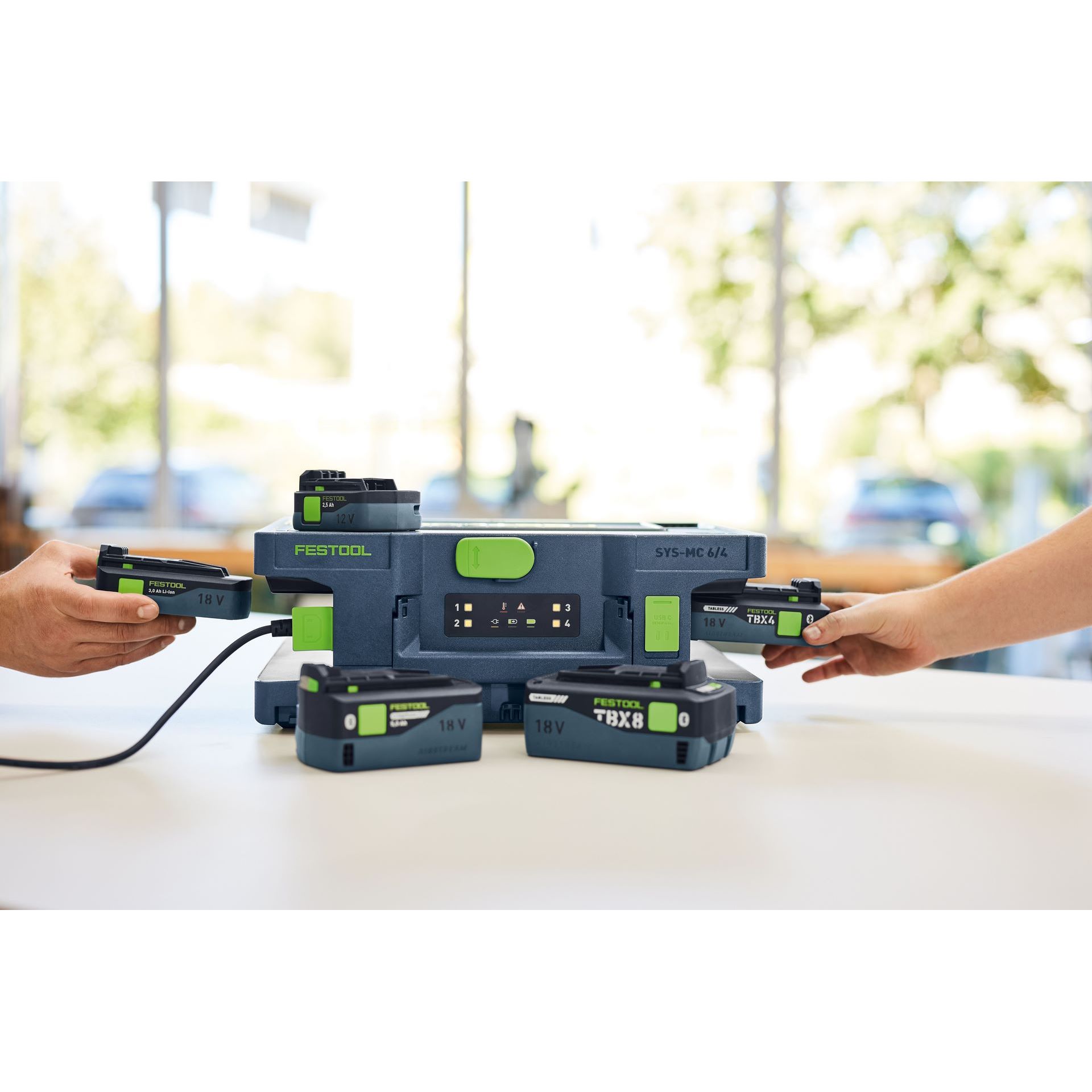 Festool Schnellladegerät SYS-MC 6/4 #578489