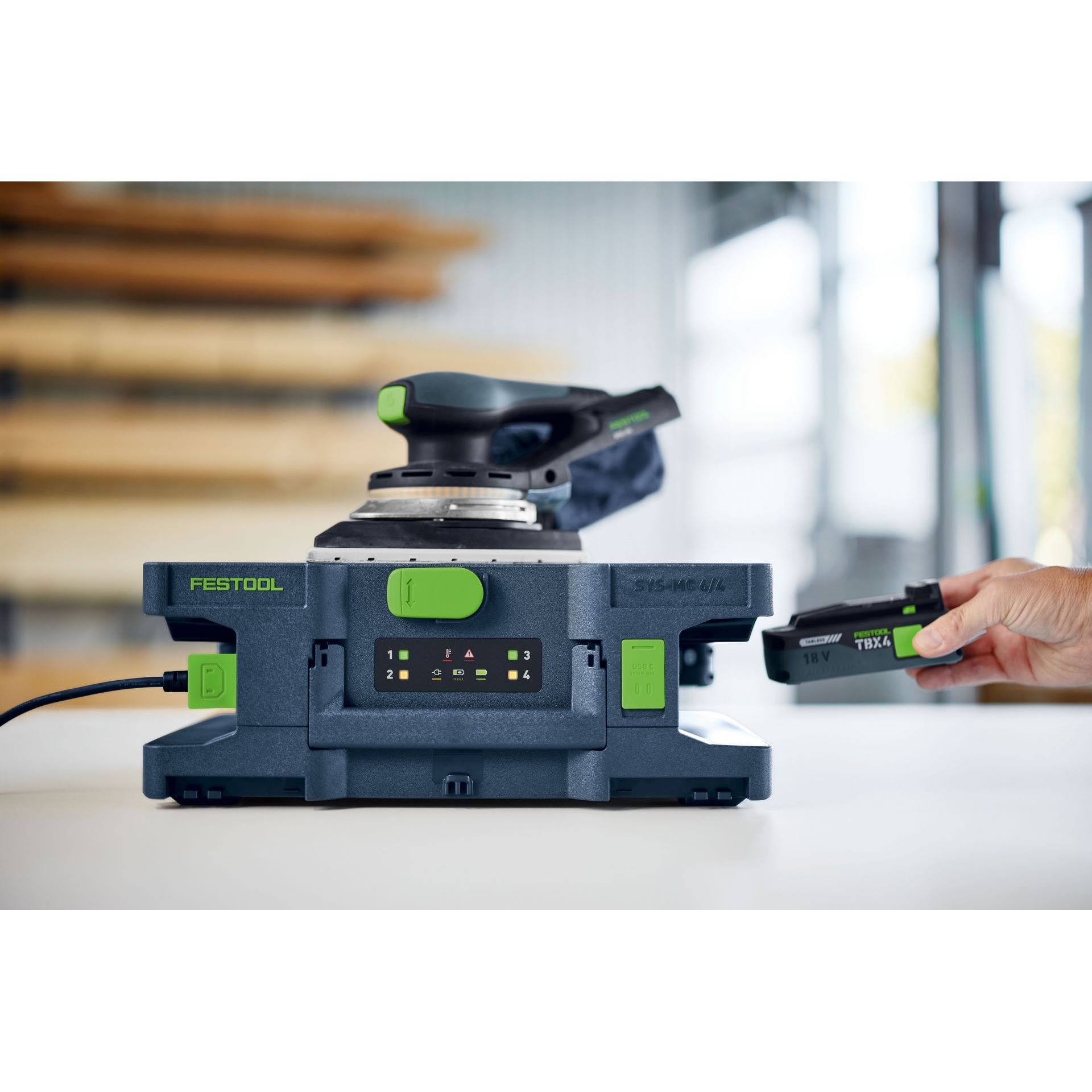 Festool Schnellladegerät SYS-MC 6/4 #578489