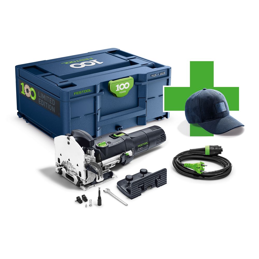 Festool 100 Jahre Dübelfräse DOMINO DF 500 Q-Plus 100Y Limited Edition #578239