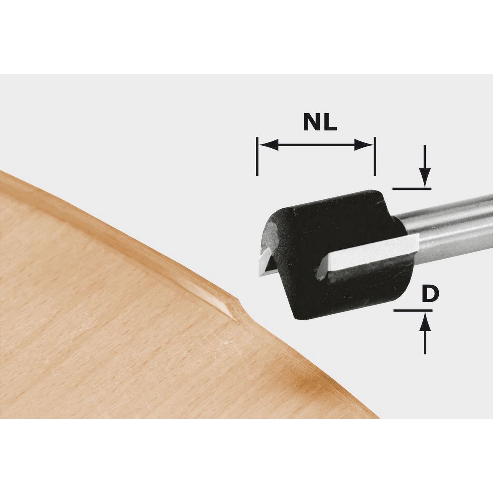 Festool Bündigfräser HW D 19/16 S8 OFK 700 #491666