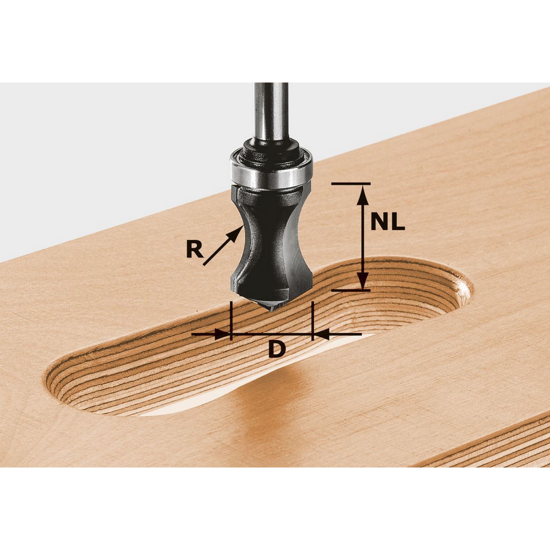 Festool Griffleistenfräser HW S8 R16/NL32 #491033