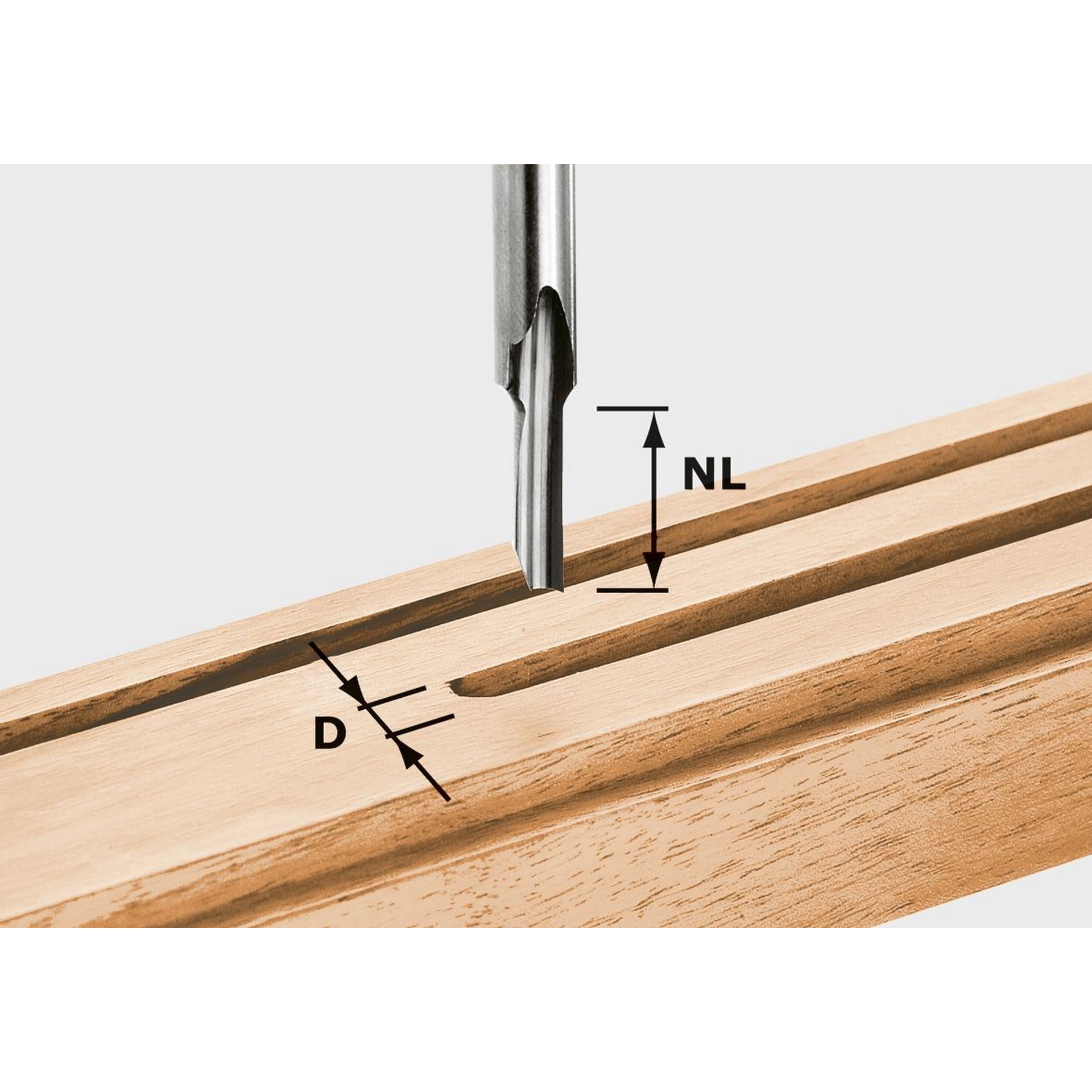 Festool Nutfräser HS S8 D 3/8 #490941