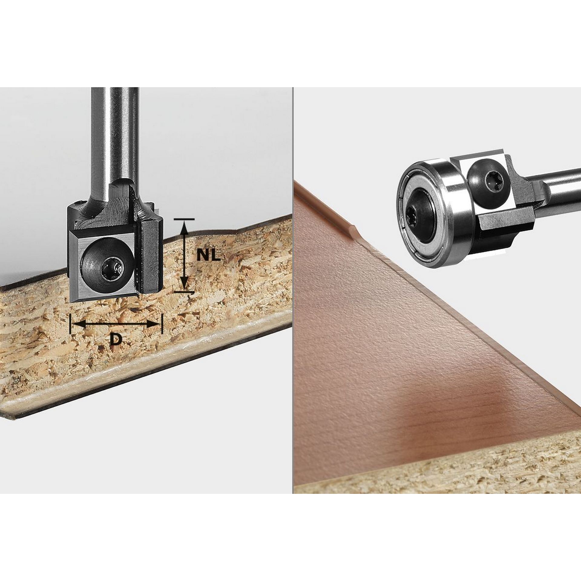 Festool Bündigfräser-Wendeplatten S8 HW D19 12x12 KL OFK #499806