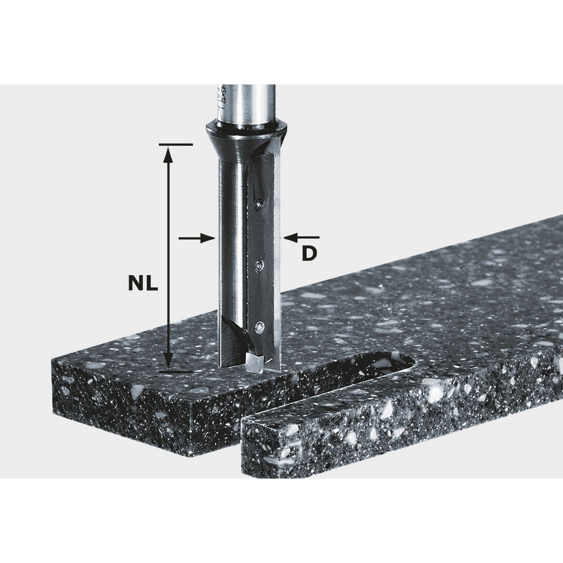 Festool Nutfräser-Wendeplatten HW S12 D14/45 WM #491110