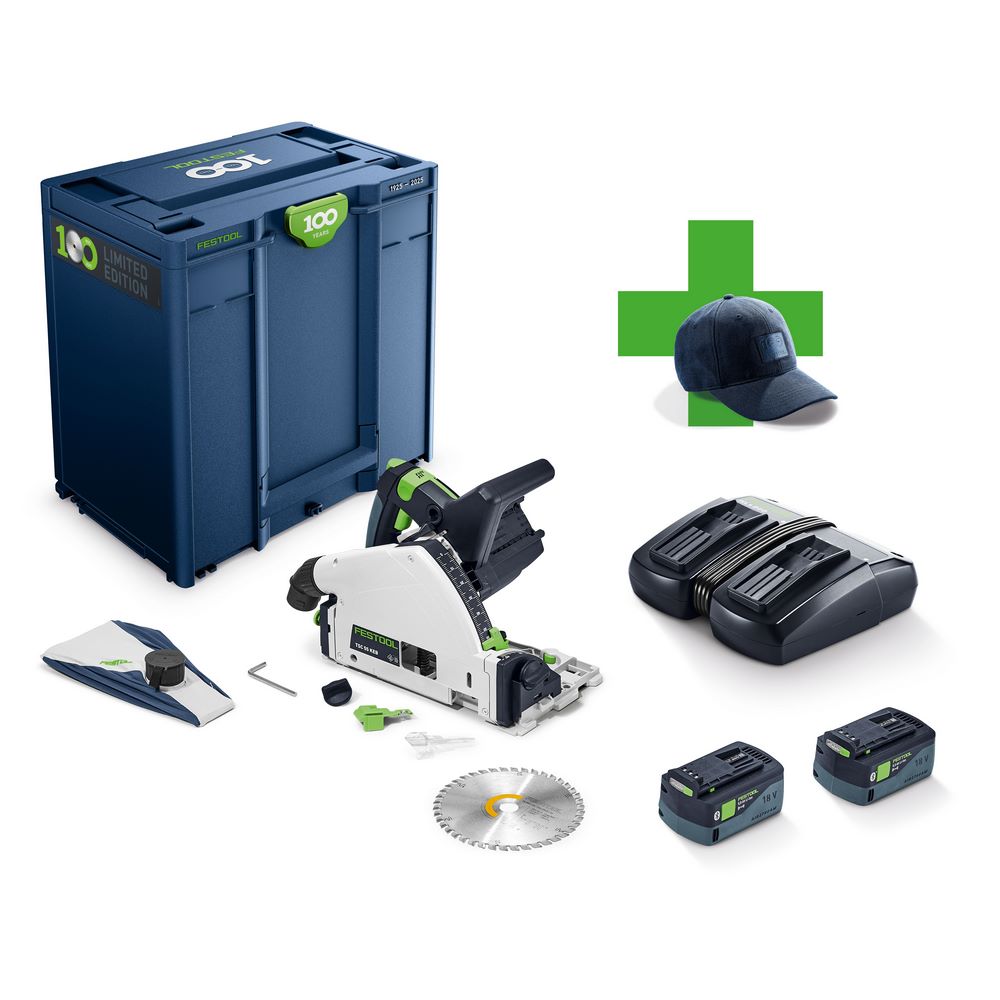 Festool Akku-Tauchsäge TSC 55 KEBI-Plus/XL100Y Limited Edition #578226