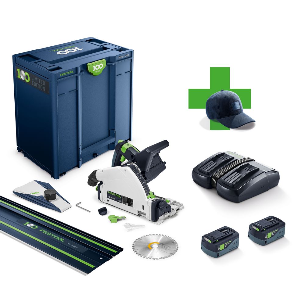 Festool Akku-Tauchsäge TSC 55 KEBI-Plus/XL-FS 100Y Limited Edition #578229