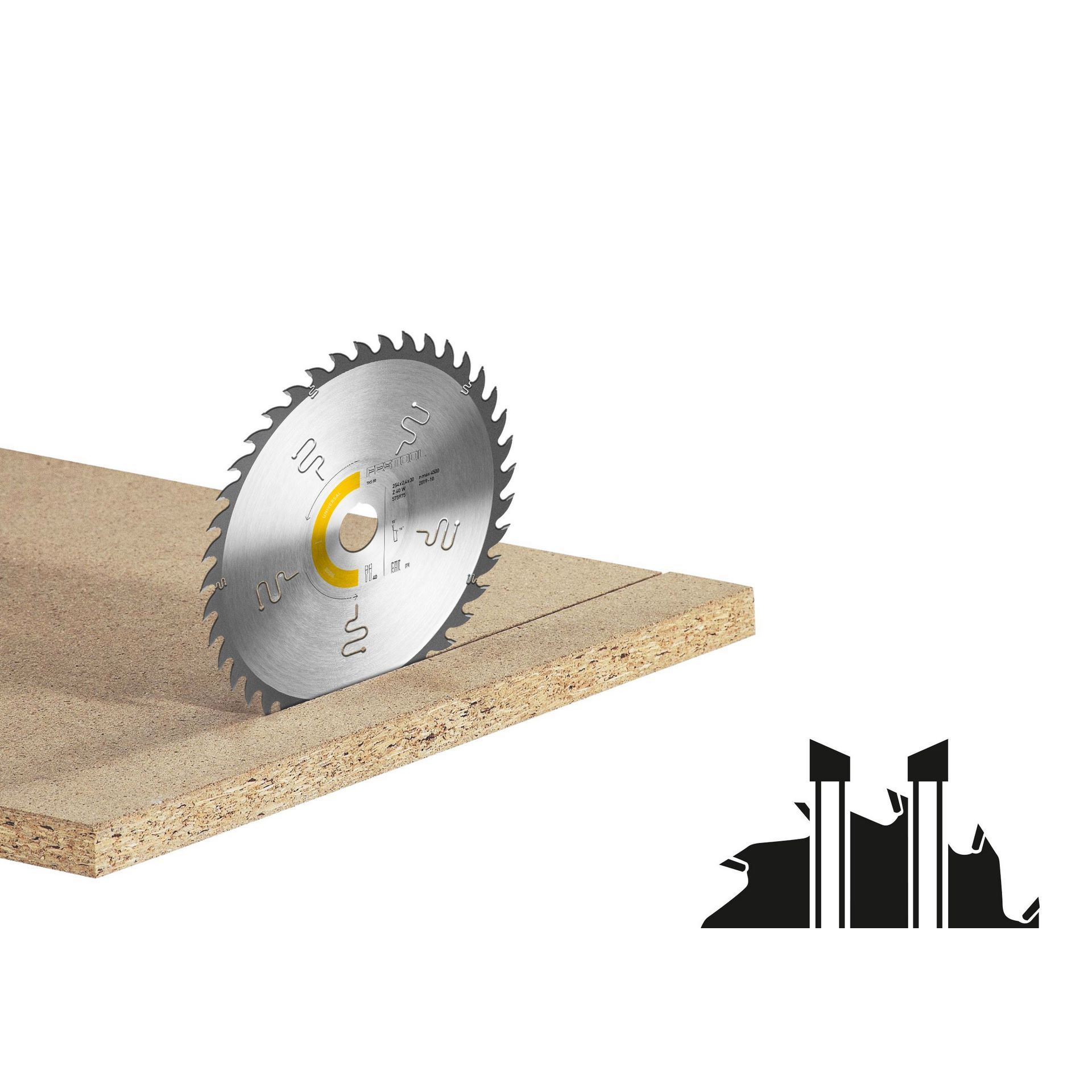 Festool Kreissägeblatt WOOD UNIVERSAL HW 254x2,4x30 W40 #575975