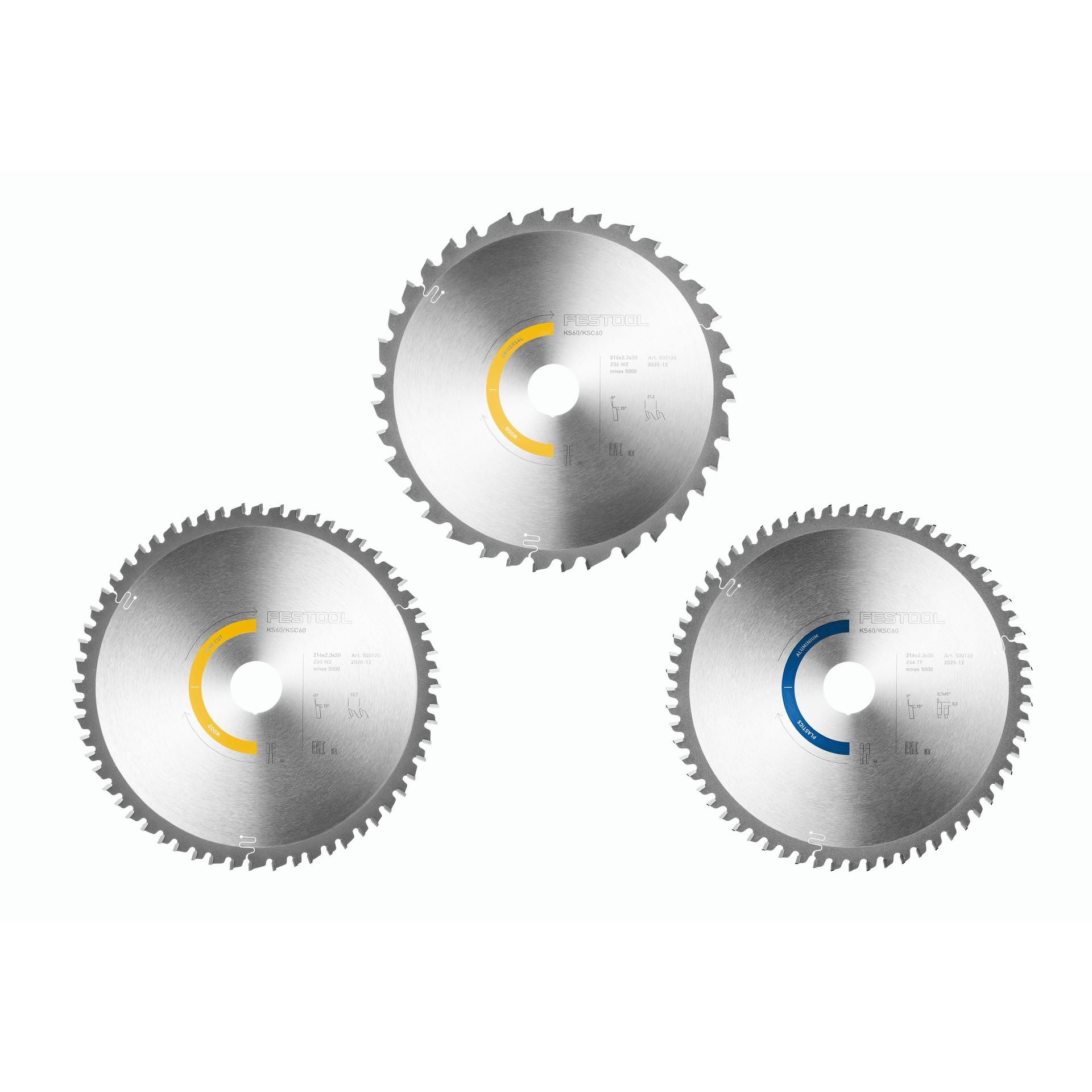 Festool Kreissägeblatt-Set KSB-SORT/3 W/A 216x2,3 #578569