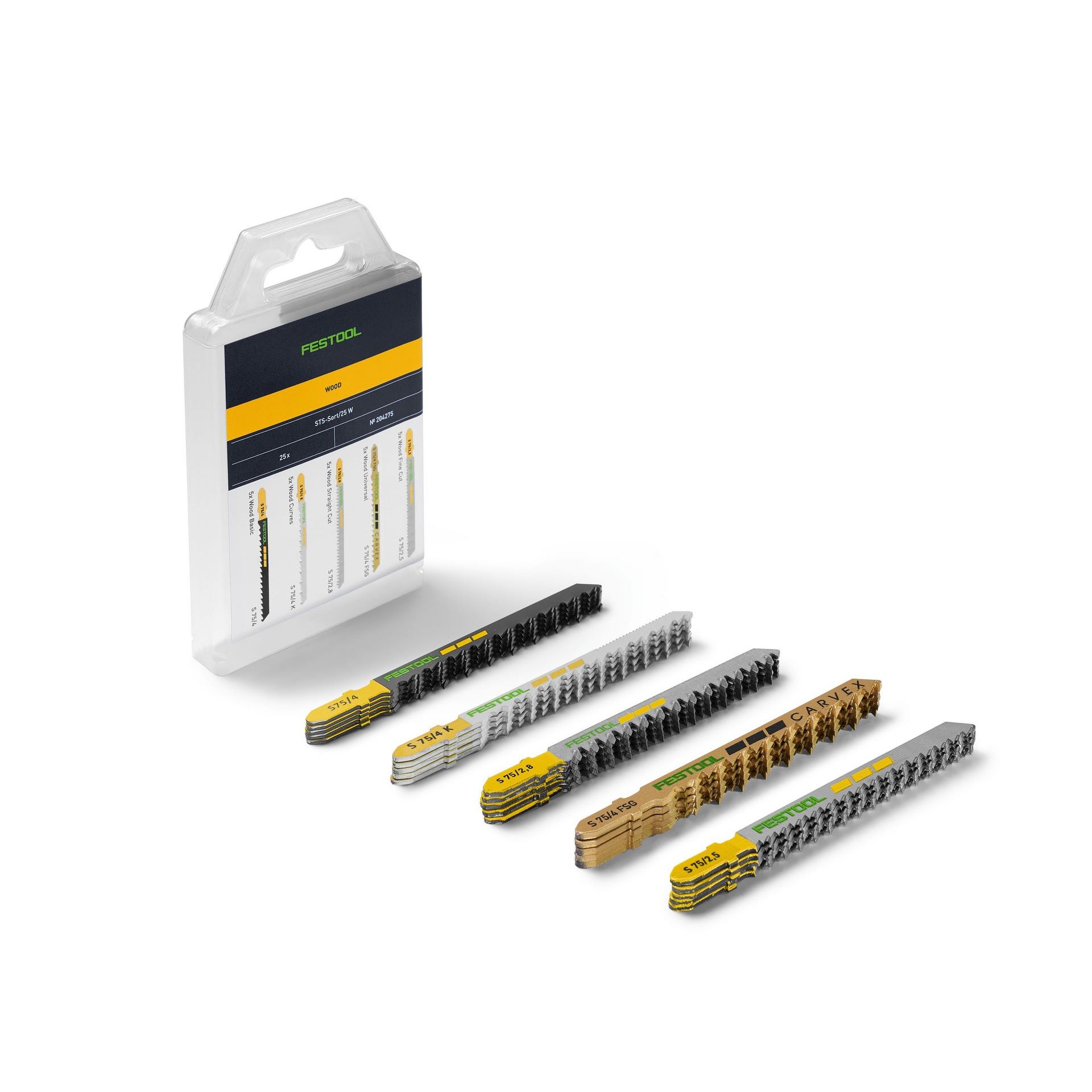 Festool Stichsägeblatt-Set STS-Sort/25 W #204275