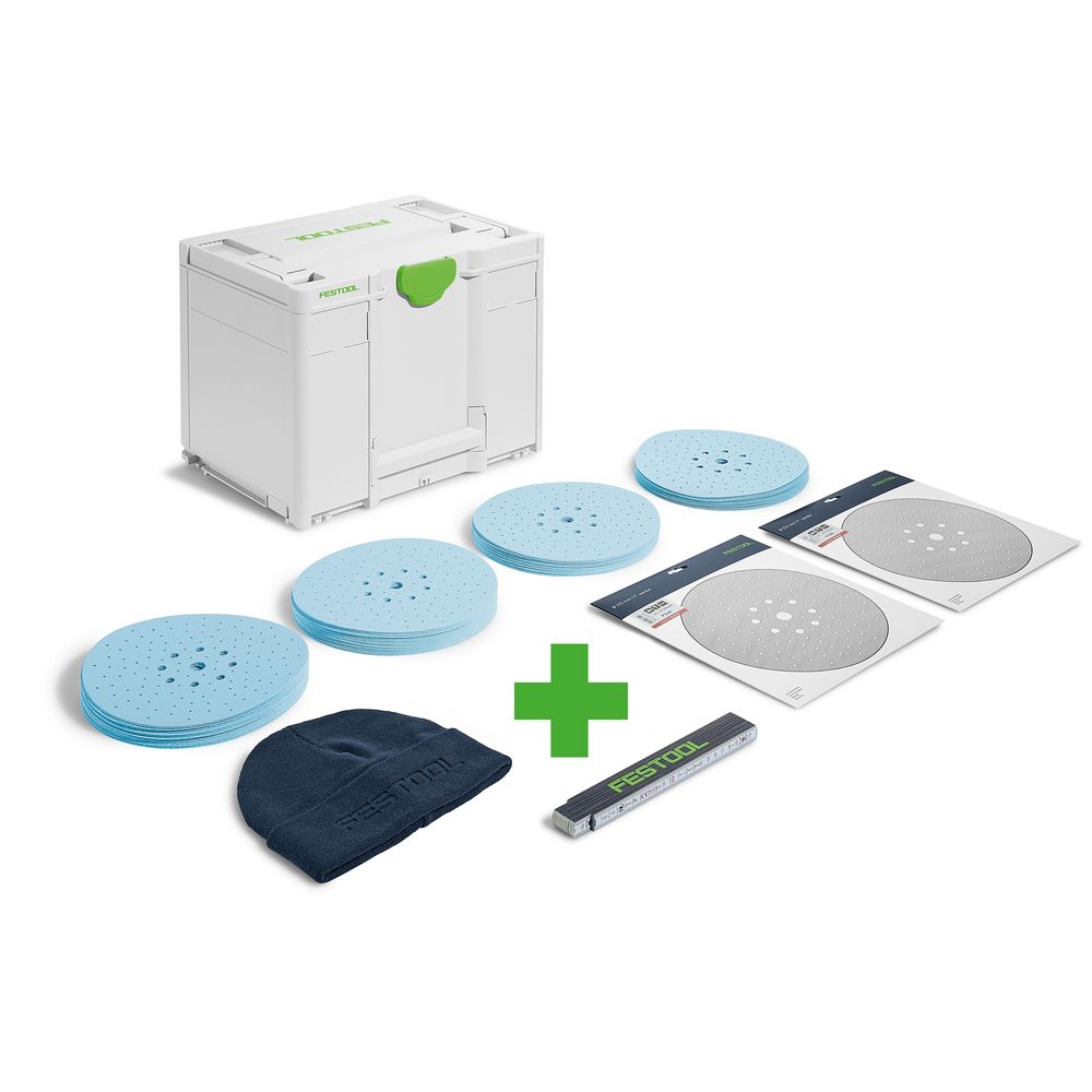 Festool Schleifmittel-Systainer³ Granat SYS-STF D225 GR-Set P #578280