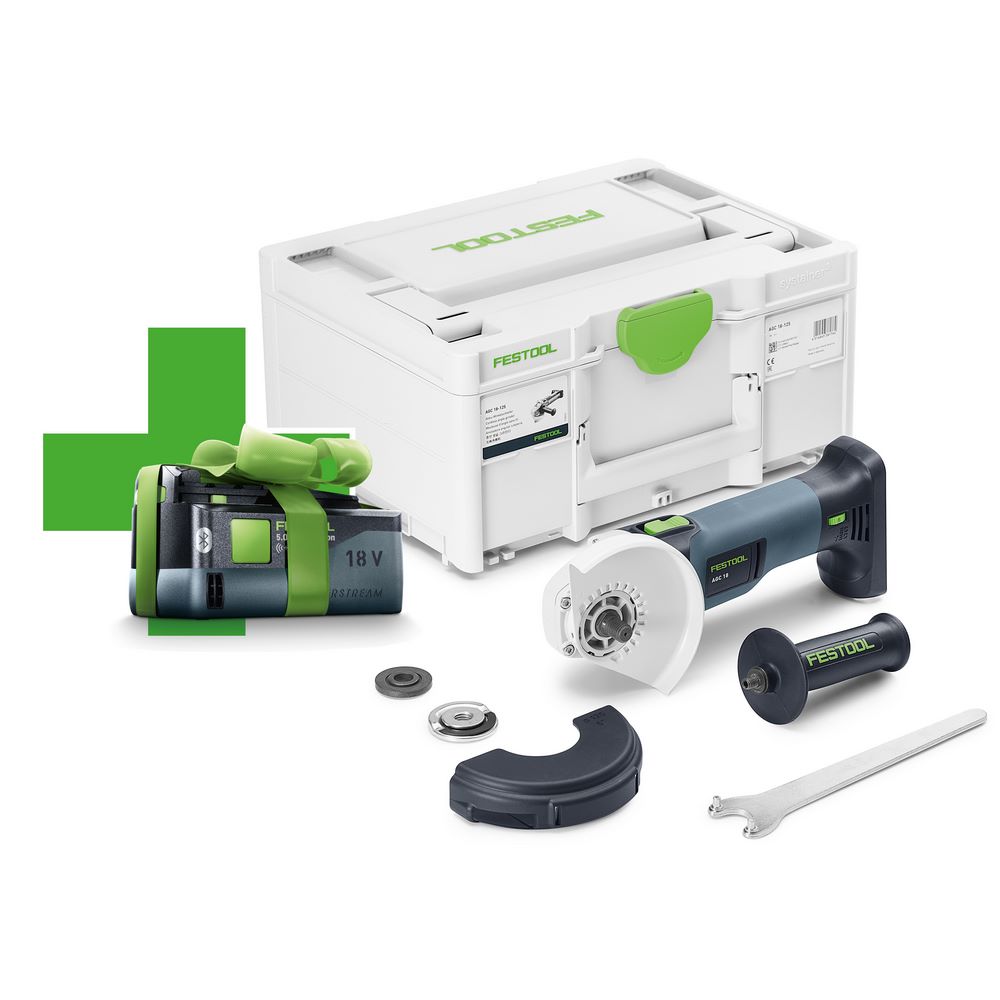Festool Akku-Winkelschleifer AGC 18-125 EB-Basic-5,0 #578602